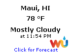 Click for Maui, Hawaii Forecast