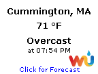 Click for Cummington, Massachusetts Forecast